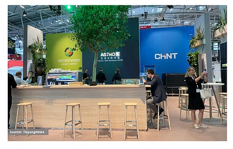 ‘N’ in focus: For the European market, Astronergy is promoting its rooftop product line called ASTRO N that is based on n-type TOPCon cell technology. (source: Astronergy; Photo Credit: TaiyangNews)