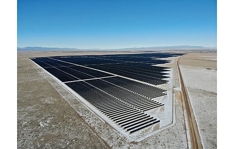 Lightsource bp has secured its 2nd PPA with McDonald’s, this time for 180 MWDC/145 MW AC project in Louisiana. Pictured is the company’s 239 MW DC Sun Mountain Solar Project that recently entered commercial operations. (Photo Credit: Lightsource bp)