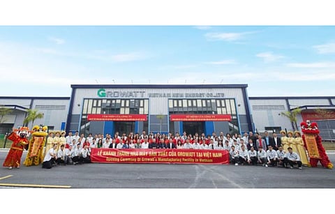 After Trina Solar announced its 6.5 GW solar wafer fab in Vietnam, its compatriot Growatt has brought online its solar inverter fab in the Southeast Asian nation. (Photo Credit: Growatt)
