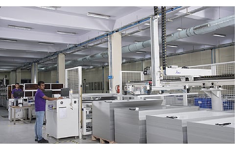 Emmvee Group has roped in Fraunhofer ISE to realize its cell production plans in India. (Photo Credit: Emmvee Solar)