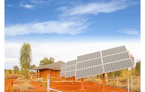 Husk Power Systems wants to partner with SSA nations to scale up deployment of community solar mini grids. (Illustrative Photo; Photo Credit: ingehogenbijl/Shutterstock.com)