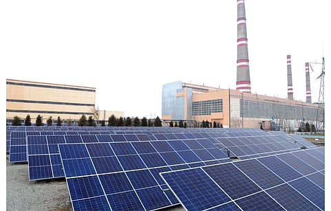 Pictured is a 1.3 MW solar power plant at the Syrdarya Thermal Power Plant in Uzbekistan. The country now aims to expand its total solar PV capacity by 2030 to 10 GW. (Photo Credit: Ministry of Energy, Uzbekistan)