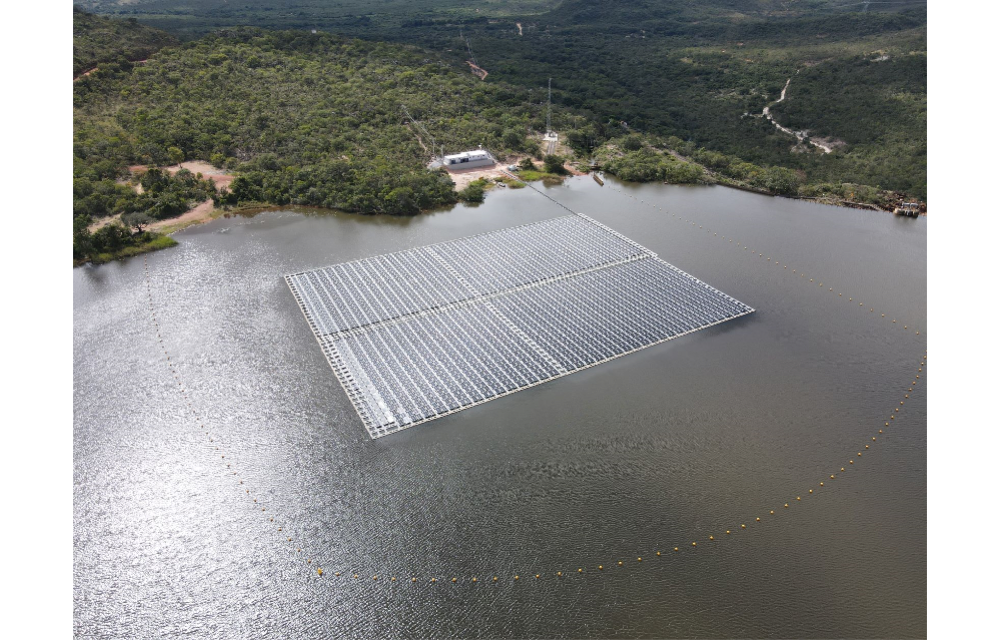 Creral calls the 1.2 MW Veredas Sol e Lares Floating PV Project (in the picture) as the largest operational floating solar plant in Brazil. (Photo Credit: Creral)