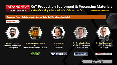 Panel Cell Production Equipment