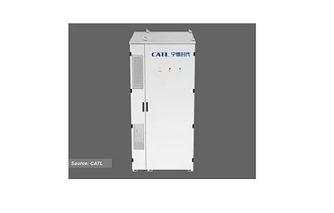 Also for harsh climates: EnerOne, an outdoor liquid cooling battery system from CATL can be used in a variety of outdoor applications due to the IP66 rating of the key components and the ambient temperature range of -30 to +55 °C. (Source: CATL)