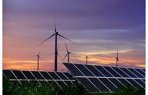 TES and TotalEnergies are planning to undertake development studies for their wind and solar powered e-NG project in the US. (Illustrative Photo; Photo Credit: zhengzaishuru/Shutterstock.com)