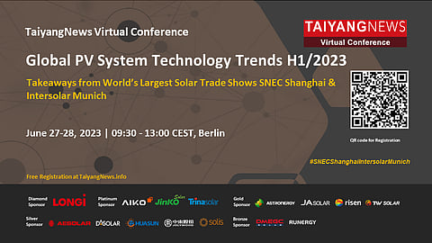 June 27-28, 2023:  Global PV System Technology Trends H1/2023