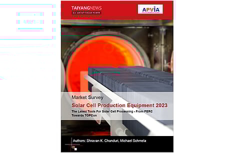 Market Survey: Solar Cell Production Equipment 2023