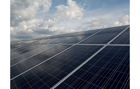 Pictured is DTE Energy’s Lapeer Solar Park. The company is now carving out a bigger role for renewables in its power generation portfolio. (Photo Credit: DTE Energy)