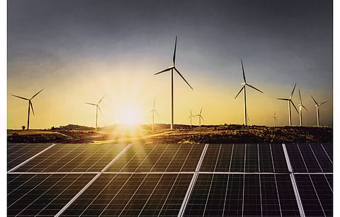 NTPC is looking for bidders for 1.5 GW hybrid wind and solar energy capacity. (Illustrative Photo; Photo Credit: lovelyday12/Shutterstock.com)