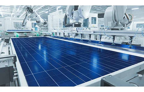 The massive 10 GW solar manufacturing fab proposed for Manitoba is expected to generate 8,000 jobs. (Illustrative Photo; Photo Credit: IM Imagery/Shutterstock.com)