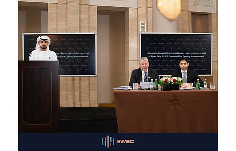 EWEC has not unveiled the financial bids it has received for the 1.5 GW Al Ajban Solar Project. (Photo Credit: Emirates Water and Electricity Company)