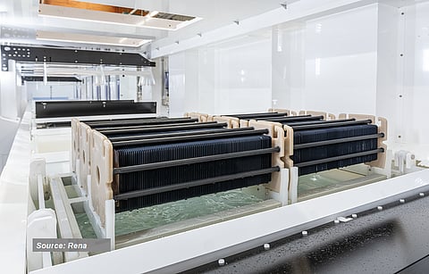 Bigger is better: Handling larger batches has been an effective way to increase the throughput of texturing tools; Rena’s N600 platform processes 600 to 720 wafers in one batch loaded into 6 baskets. (Source: RENA)