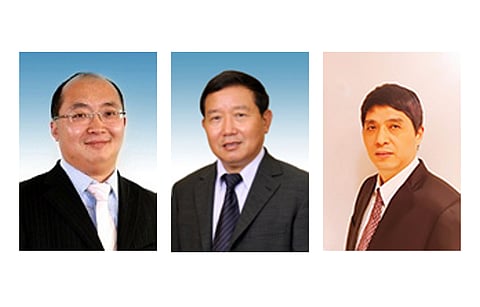 (from l to r) Xiang Xu has assumed the reins of Daqo New Energy, taking over from the company Chairman, Founder and his father Guangfu Xu, and CEO Longgen Zhang. (Photo Credit: Daqo New Energy)