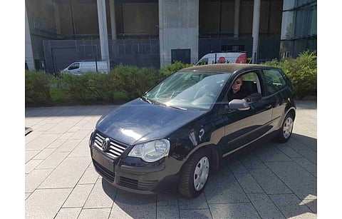 Solar-active surface of the car’s bonnet can be matched to the color of the car using MorphoColor technology, says Fraunhofer ISE. (Photo Credit: Fraunhofer ISE)