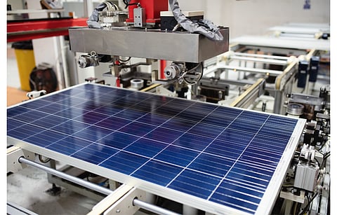 Great Lakes Solex believes its 6 GW solar panel production plans have the potential to create over 800 jobs in Puerto Rico. (Illustrative Photo; Photo Credit: sondem/Shutterstock.com)