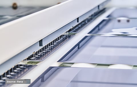 Also promoting inline: While RENA has also developed a cluster process for doped glass and polysilicon removal, it is also promoting its inline tools for these applications. (source: RENA)