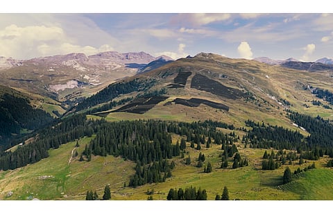 Ahead of voting from the local population of the Swiss Municipality of Ilanz/Glion for its 15 MW alpine solar project (illustrated in the picture here), Axpo says the project will set new standards in combined space usage. (Photo Credit: Axpo Holding AG)
