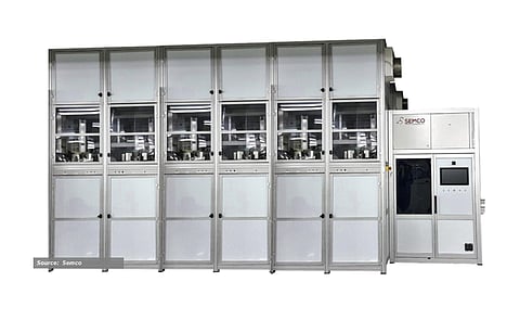 Changing with time: Semco’s VICTOR PECVD, though launched in 2011, has been subject to upgrades according to the market needs; it can now support a throughput 8,000 wafers per hour. (source: Semco)
