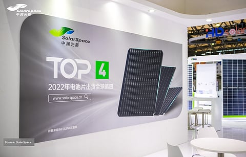 From cells to modules: SolarSpace, a leading cell supplier claiming the 4th position in global cell shipments, has also ventured into the module business (Source: SolarSpace)