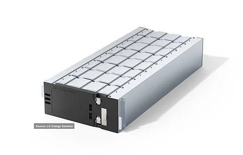 Safety first: The latest S-Frame pack from LG Energy Solution comes with enhanced safety that proactively prevents thermal events, making it one of the final contestants in the ees AWARD 2023. (Source: LG Energy Solution)