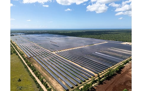 Schletter has deployed its Tracking System 2P for the 97 MW Dominican Republic solar project (in the picture). (Photo Credit: Schletter)