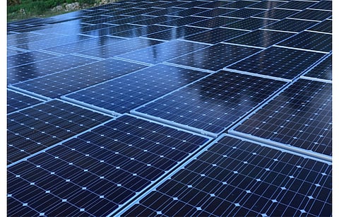 Idemitsu Kosan will leverage its solar power generation capabilities for the transformation of the Yamaguchi Refinery into a carbon-free power supply center. (Illustrative Photo; Photo Credit: SUJITRA CHAOWDEE/Shutterstock.com)