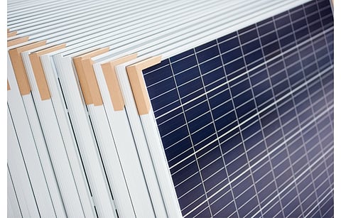 NLC India wants the solar modules for its Gujarat project to be listed under ALMM. (Illustrative Photo; Photo Credit: anatoliy_gleb/Shutterstock.com)
