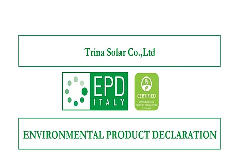 Trina Solar has announced that it has received EPD certifications from UL Solutions and EPDItaly for its high-efficiency Vertex N 700W modules. (Photo Credit: Trina Solar)