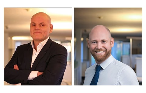 Børge Bjørneklett (left) has left the company he founded, leaving Ocean Sun in charge of Kristian Tørvold (right) as its CEO. (Photo Credit: Ocean Sun AS)