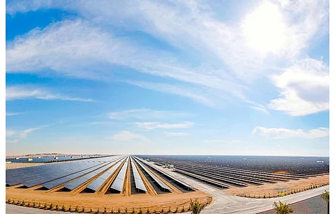 Phase VI of the MBR Solar Park, to be built by L&T, is planned to complete in 3 phases between 2024 and 2026. (Photo Credit: Dubai Electricity and Water Authority)