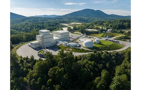 Sibelco will honor the Ojing commitment for high-purity quartz sand from its North Carolina-based Spruce Pine location (in the picture). It plans to expand its installed capacity by 2027 with $700 million investment. (Photo Credit: Sibelco North America)