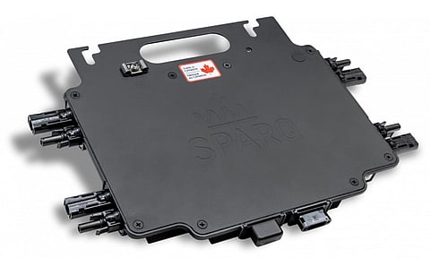 For its microinverters with proprietary Quad technology, Sparq sees an opportunity for local manufacturing in India. (Photo Credit: Sparq Systems)