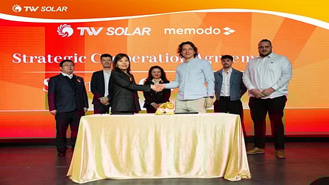 Tongwei Solar has signed a 300 MW module supply agreement with Memodo. (Photo Credit: Tongwei Solar)