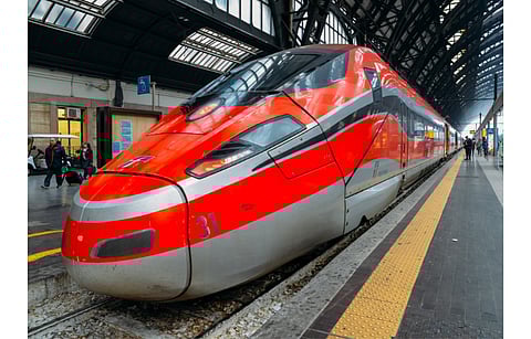 RFI needs renewable energy for its railway infrastructure. Pictured is Milan’s Central Station. (Photo Credit: Alexandre Rotenberg/Shutterstock.com)