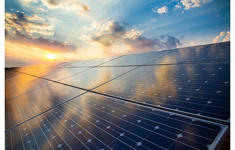 Solar and battery storage projects in select OECD countries are the target technologies to support for NPV ESG. (Illustrative Photo; Photo Credit: The Desert Photo/Shutterstock.com)