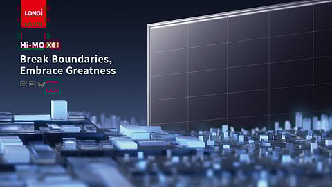Unified size back-contact module: LONGi’s Hi-MO X6 Max module series offers a unified dimension of 2,382  x 1,134 mm based on a standard wafer size of 182.2  x 191.6 mm. (Photo Credit: LONGi Solar)