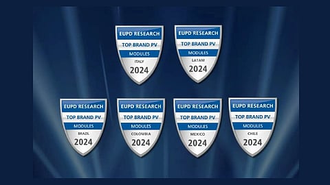 JinkoSolar has been awarded EUPD’s Top Brand PV title in 6 regions in major Latin American countries. (Photo Credit: JinkoSolar)