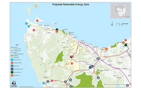 Tasmania has identified the 4 municipal areas of Waratah-Wynyard, Burnie, Central Coast and Kentish for the North West REZ. (Photo Credit: Tasmanian Government)