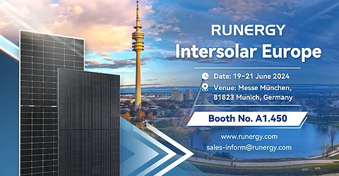 Application specific new modules: Runergy is going to tout its latest utility and distributed scale models at the upcoming Intersolar Europe 2024 event. (Photo Credit: Runergy)