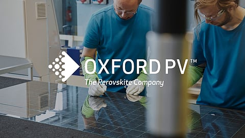 Perovskite-on-the-tandem cell-based module: Oxford PV’s recently launched high-efficiency tandem cell-based dual-glass module boasts an efficiency of 26.9 %, read the company statement. (Photo credit: Oxford PV)