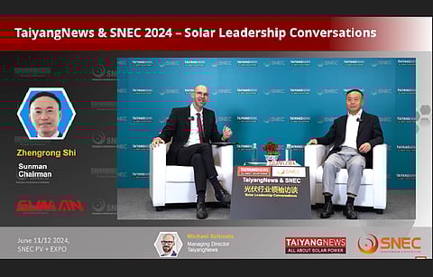 TaiyangNews’ Michael Schmela Interviews Sunman’s Zhengrong Shi