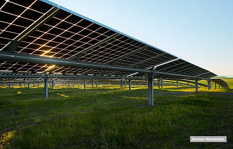 Bifacial technology, capturing light from both sides, has become the state-of-the-art choice in utility PV applications worldwide. (Photo Credit: Nextracker)