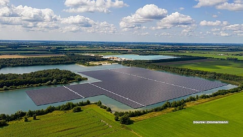 The Guohua HG14 1GW offshore solar PV project, located in Shandong Province, has received approval. (Photo Credit: Zimmermann PV-Floating)