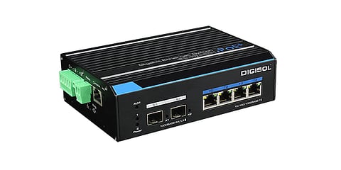 DIGISOL Unveils L2-Managed Din-Rail Industrial Gigabit PoE Switch