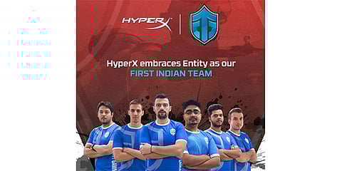 HyperX Announces Entity Gaming As Its First Sponsored Esports Team In India