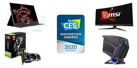 MSI Bags 10 CES 2020 Innovation Awards for Its Revolutionary Innovations