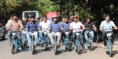 Tejasvi Surya, MP Inaugurates YULU Zones to Promote Public Transport