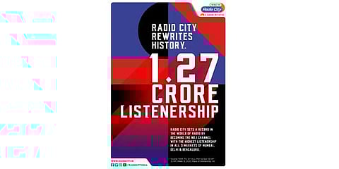 Radio City Recognized as No. 1 Radio Station in Mumbai, Delhi, And Bengaluru by RAM Ratings