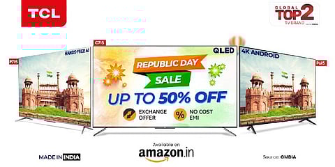 TCL Announces Exciting Deals for Amazon Republic Day Sale